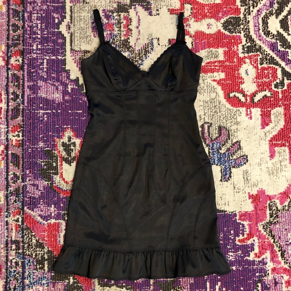 Guess Lingerie Style Black Dress, Size 3/Small, Stretchy, Like New